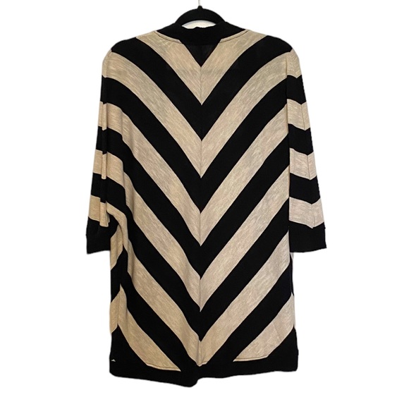 Xhilaration Striped Open Front Cardigan - Picture 2 of 4